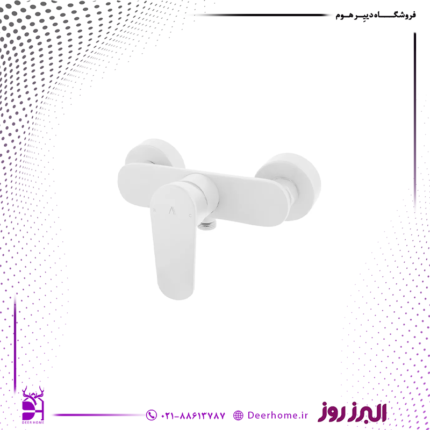 شیر توالت البرز روز مدل ونتو سفید