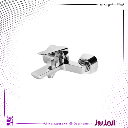 شیر حمام البرز روز مدل آلپاین کروم