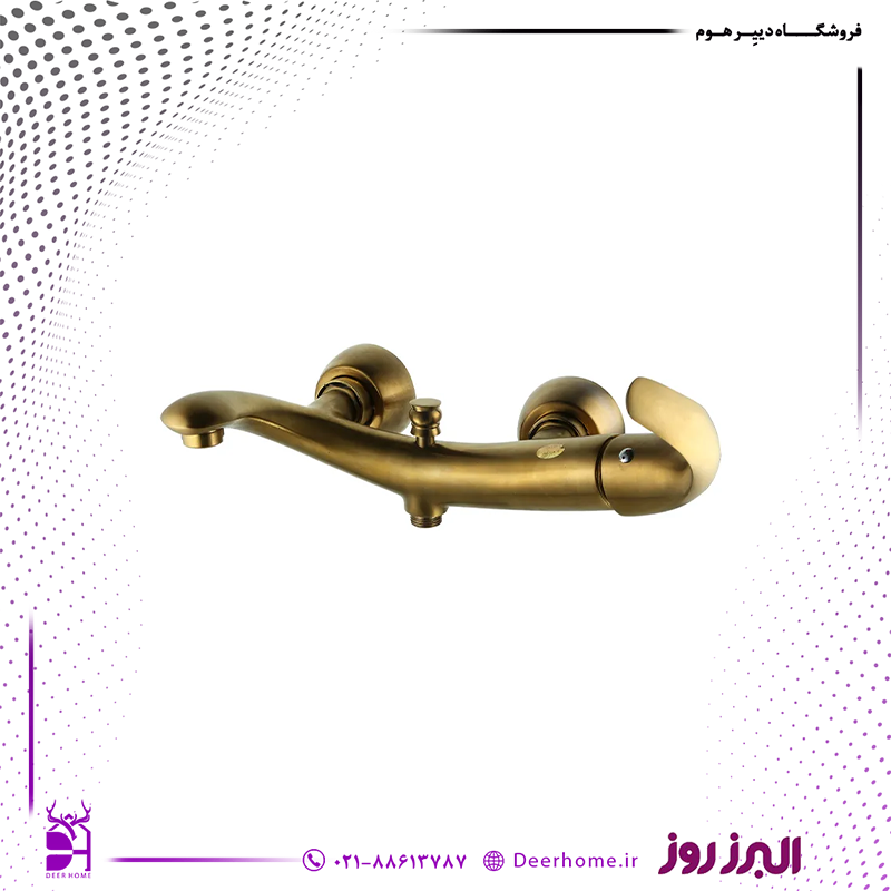 شیر حمام البرز روز مدل تورینو طلامات
