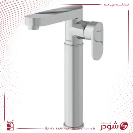شیر روشویی پایه بلند شودر مدل اسمارت