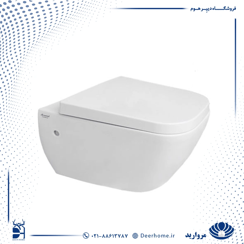 وال هنگ مروارید مدل کاپریس سفید