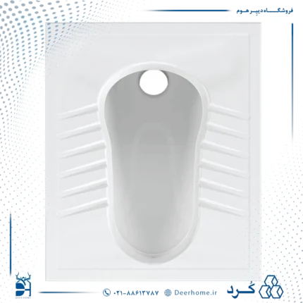 توالت ایرانی چینی کرد مدل آرین