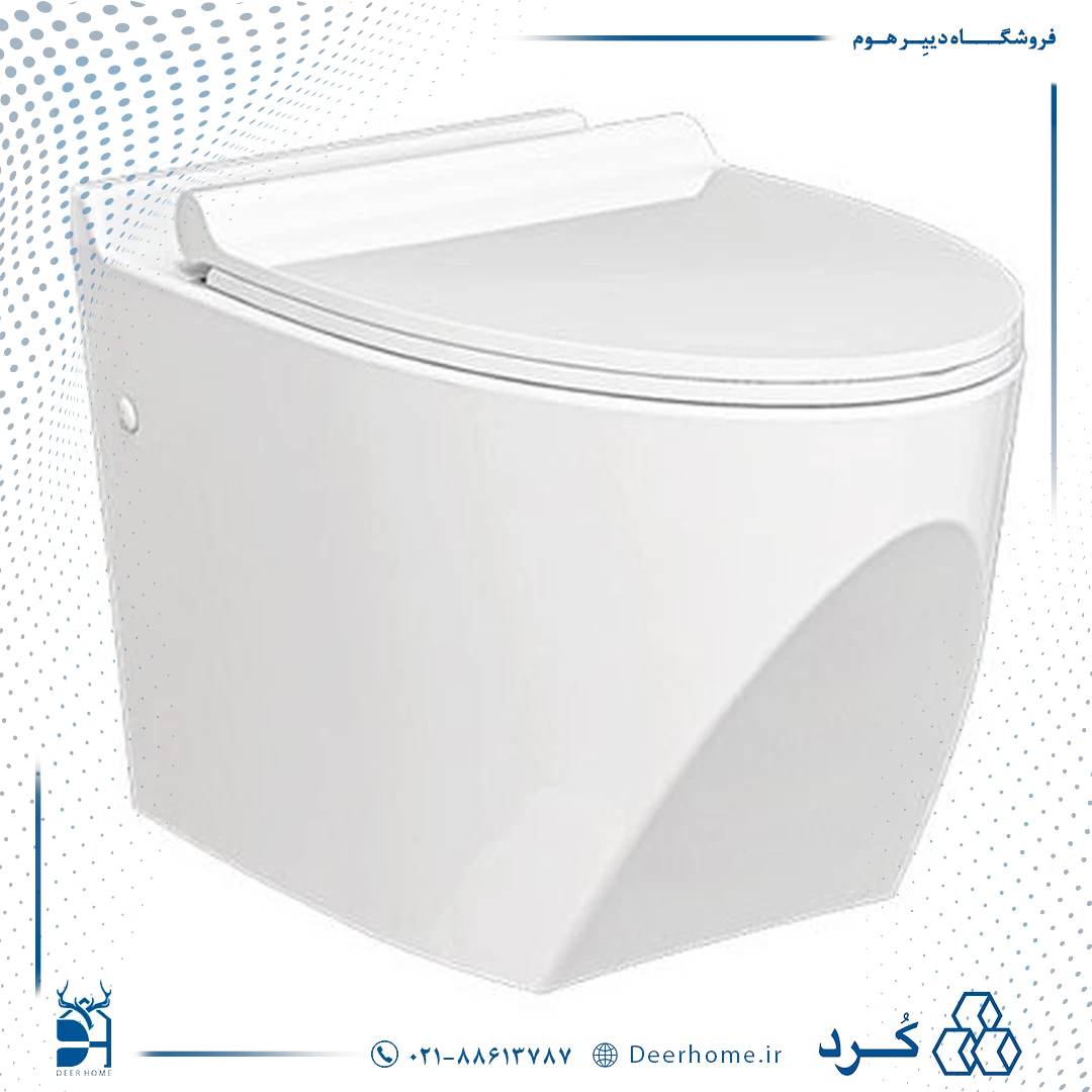 توالت فرنگی وال هنگ چینی کرد مدل لیندا توالت فرنگی وال هنگ چینی کرد مدل لیندا