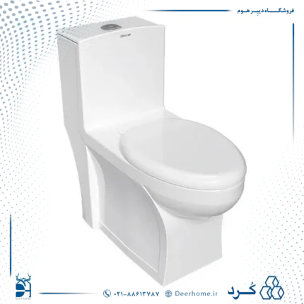 توالت فرنگی چینی کرد مدل آدنیس