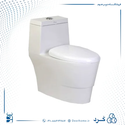 توالت فرنگی چینی کرد مدل ویکتوریا