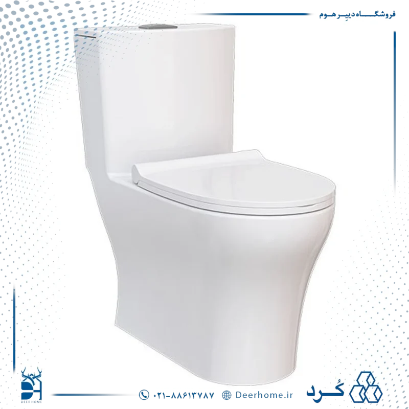 توالت فرنگی چینی کرد مدل کانسپت