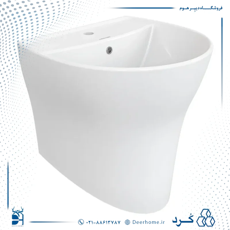 روشویی وال هنگ چینی کرد مدل ویکتوریا