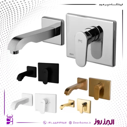 شیر روشویی توکار البرز روز مدل ونتو