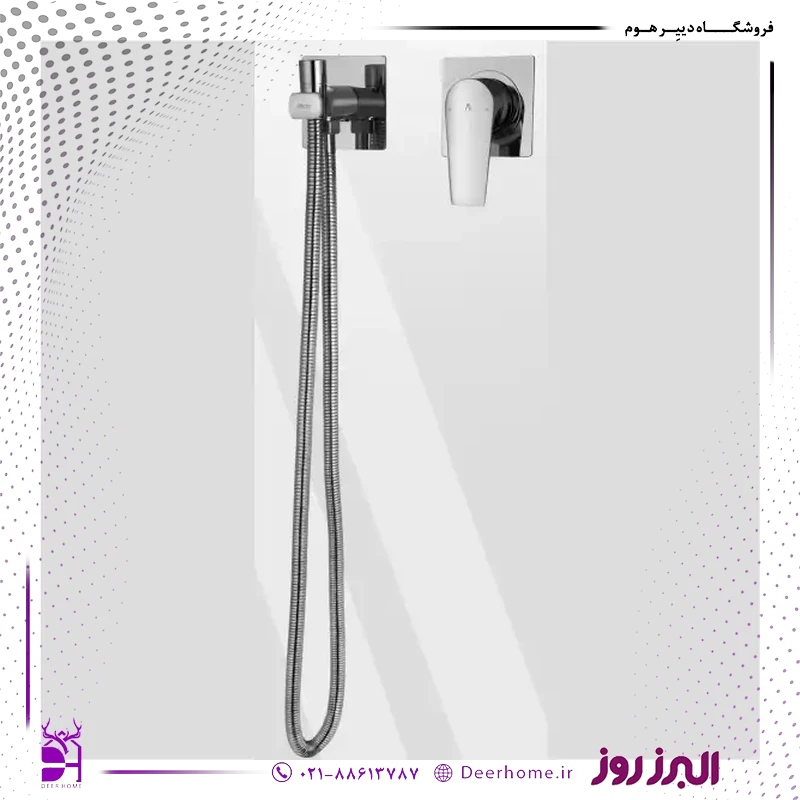 توالت-توکار-کارن-کروم شیر توالت توکار البرز روز مدل کارن