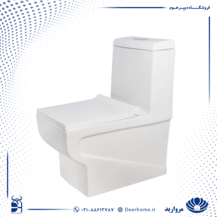 توالت فرنگی مروارید مدل مارینا 67