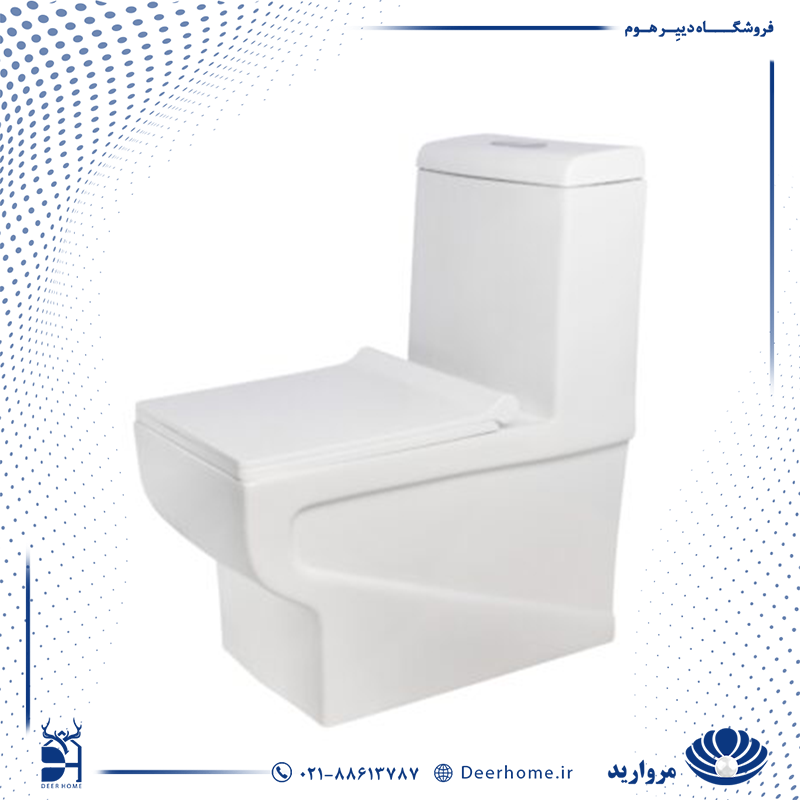 توالت فرنگی مروارید مدل مارینا 67