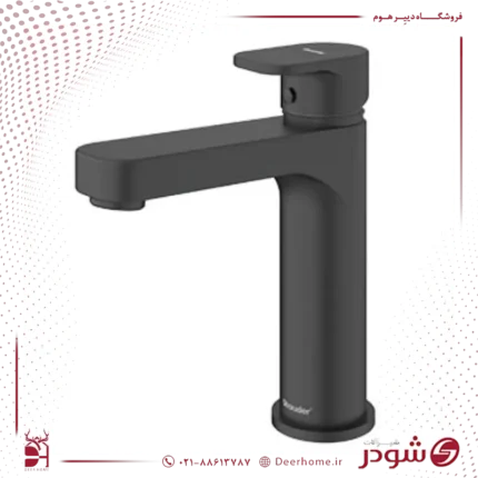 شیر روشویی شودر مدل تاین مشکی