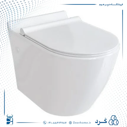 توالت فرنگی چینی کرد وال هنگ کانسپت