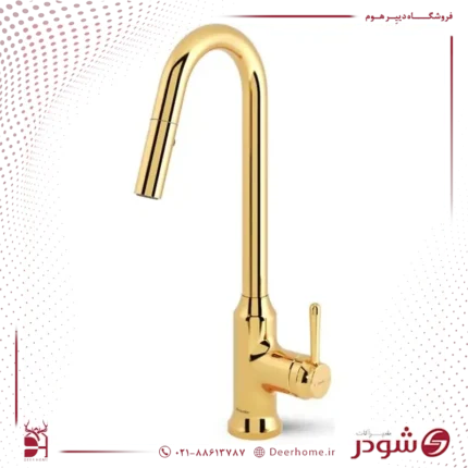 شیر ظرفشویی شاوری شودر مدل ویتوریا طلایی