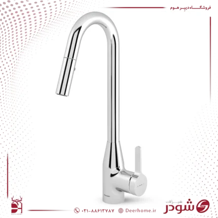 شیر ظرفشویی شودر مدل ویتا شاوری کروم