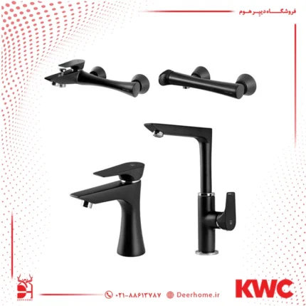صفحه اصلی 28 ست شیرآلات KWC ورونا مشکی