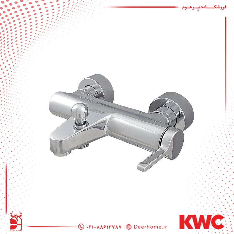 شیر حمام KWC مدل آوا کرومات شیر حمام KWC مدل آوا کرومات