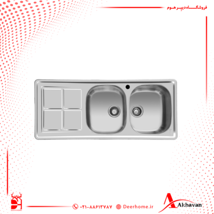 سینک ظرفشویی اخوان توکار کد 159