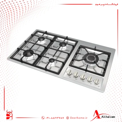 اجاق گاز صفحه ای استیل اخوان مدل V-32-s