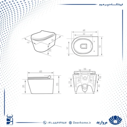 توالت-وال-هنگ-مروارید-مدل-دسپینا-نقشه-
