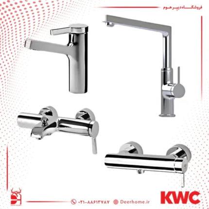 صفحه اصلی 24 شیرآلات KWC مدل آوا کروم