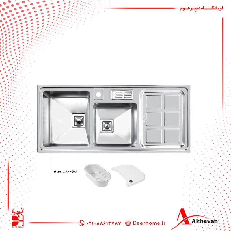 سینک اخوان توکار مدل 318S