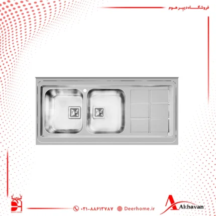 سینک ظرفشویی اخوان کد 502s