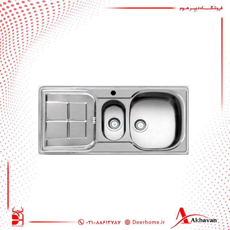 سینک توکار اخوان کد 158