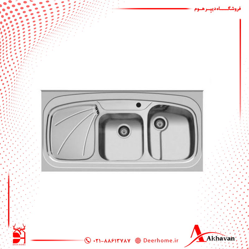 سینک توکار اخوان کد 25