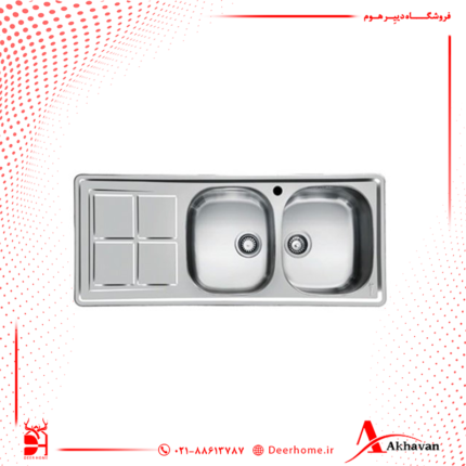 سینک ظرفشویی اخوان توکار کد 159NEW