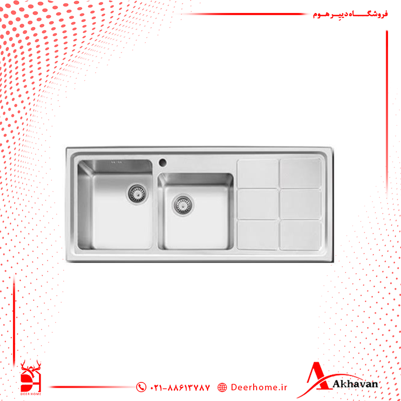 سینک ظرفشویی اخوان کد 304S