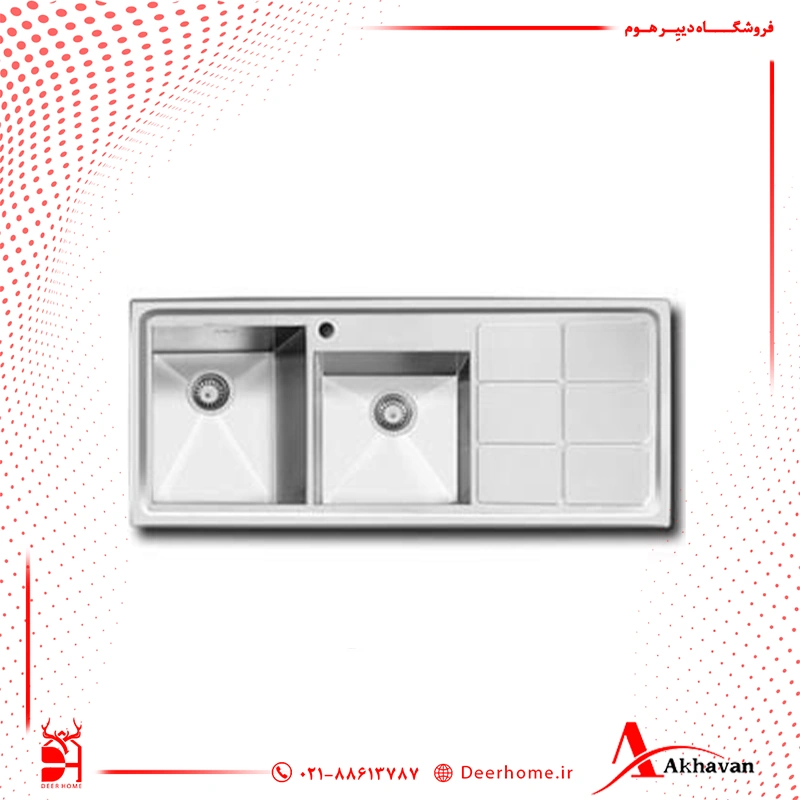 سینک ظرفشویی اخوان کد 305