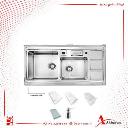 سینک ظرفشویی اخوان کد 325S