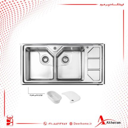 سینک ظرفشویی اخوان کد 326S