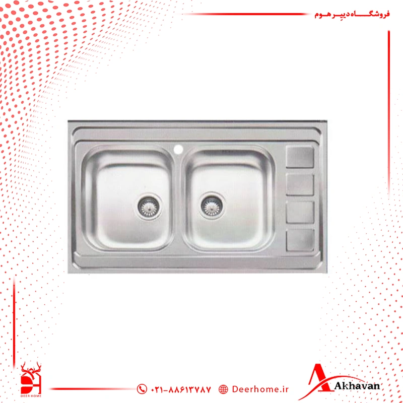 سینک اخوان توکار مدل 372s