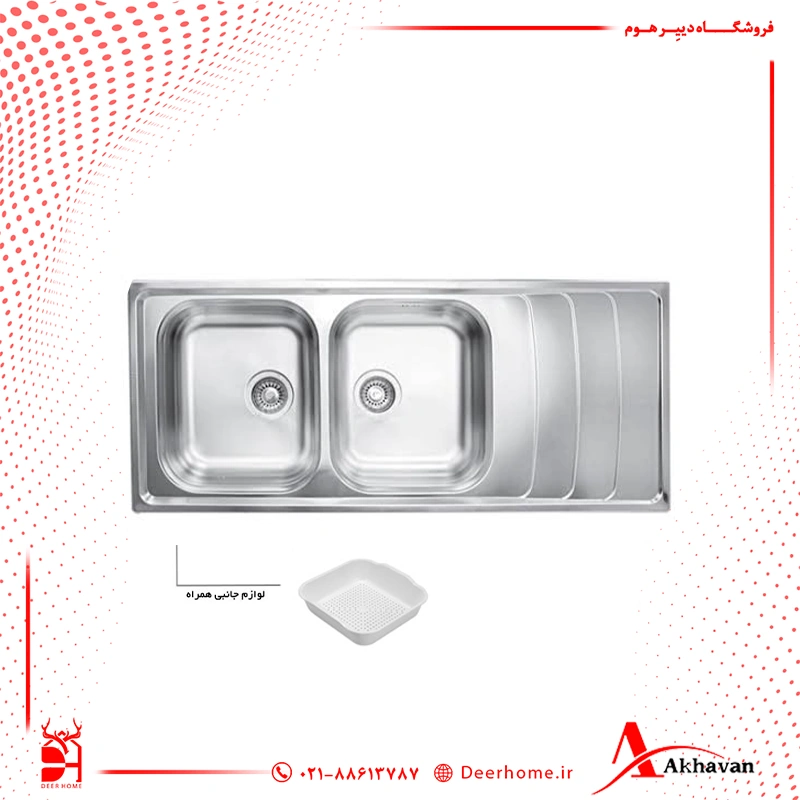 سینک اخوان توکار مدل 384s