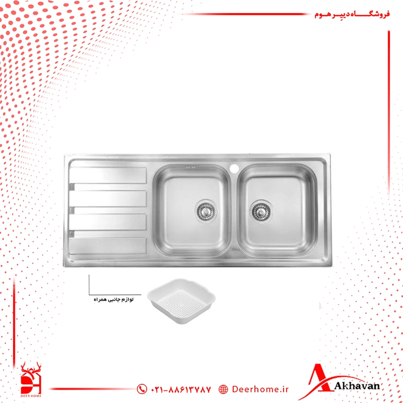سینک اخوان توکار مدل 385s