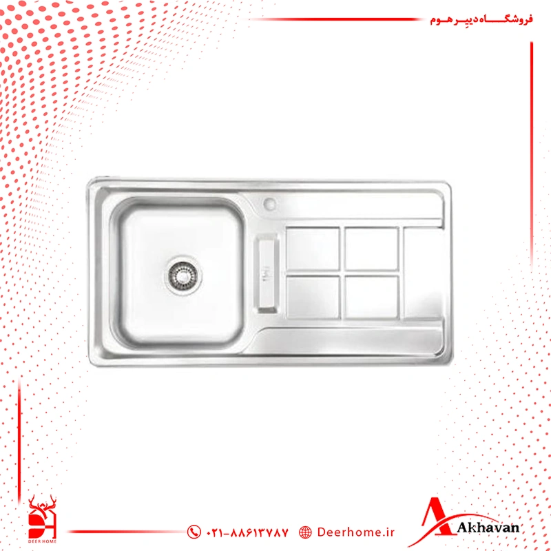 سینک ظرفشویی اخوان کد 387