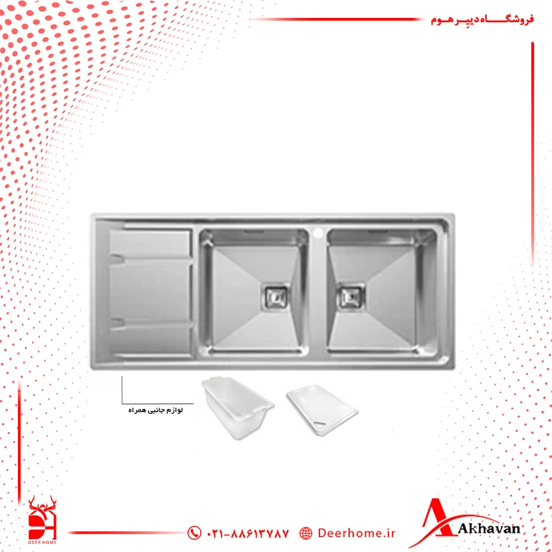 سینک اخوان توکار مدل 389s