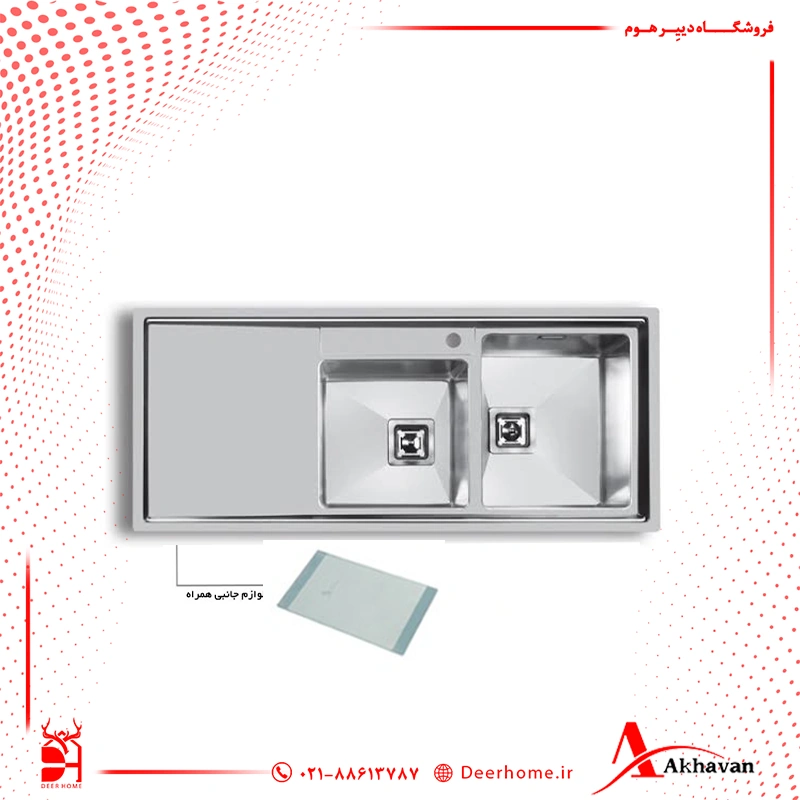 سینک ظرفشویی اخوان کد 600S