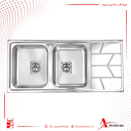 سینک ظرفشویی توکار اخوان مدل 388S