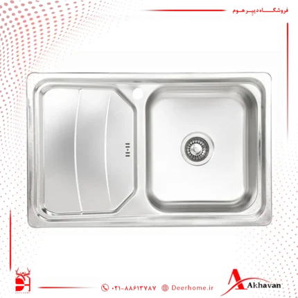 سینک ظرفشویی توکار اخوان کد 386 تک لگن