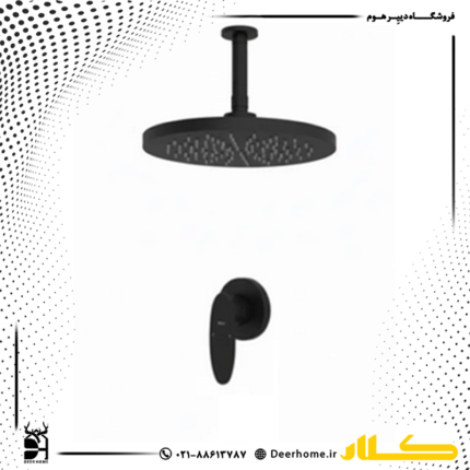 شیر حمام توکار کلار مدل رویا تیپ 1 مشکی