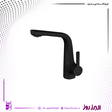 شیر روشویی البرز روز مدل آرونا مشکی
