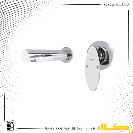 شیر روشویی توکار کلار مدل رویا لاکچری کرومات