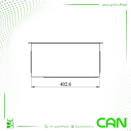 ابعاد سینک کن مدل A4030