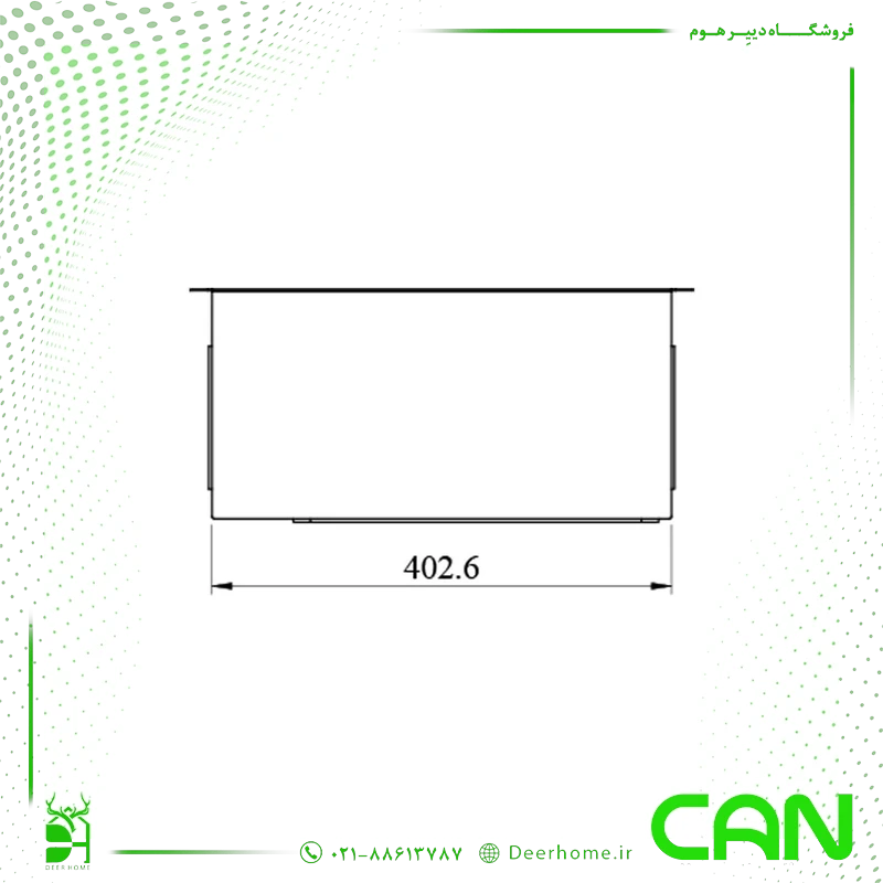 ابعاد سینک کن مدل A4030