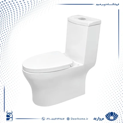 تصویر توالت فرنگی مروارید مدل سانتا 72