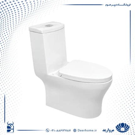 توالت فرنگی مروارید مدل سانتا 72