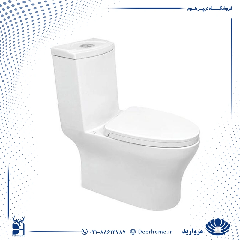 توالت فرنگی مروارید مدل سانتا 72